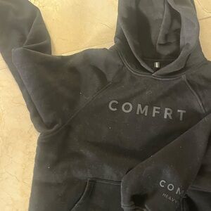 COMFRT Black Hoodie Sweatshirt